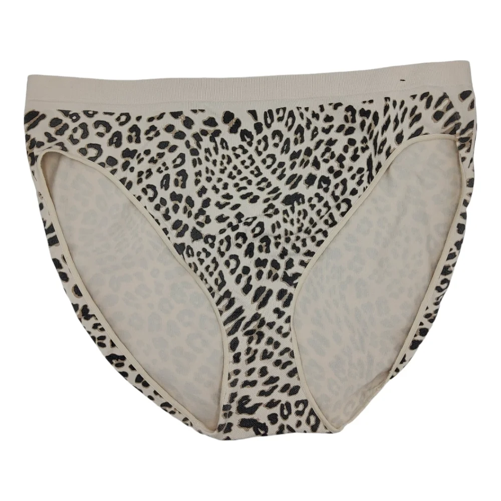 Ambrielle High Leg Brief Panty Women's Plus Size XXL/9 Animal Print - Picture 1 of 5